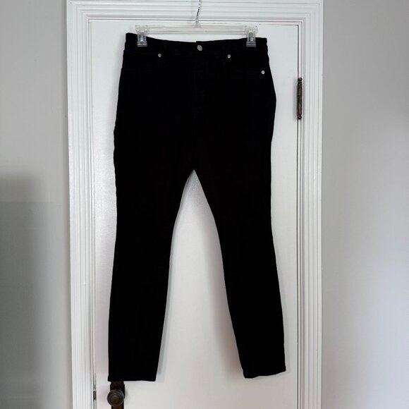 Good American Women's Good Legs Black Skinny Jeans Size 14 - Picture 2 of 7